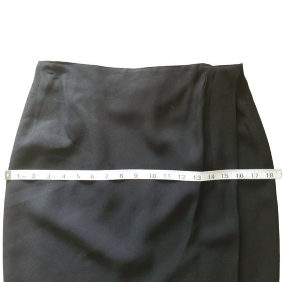 Vintage Ports International black black wrap skirt - Picture 5 of 6